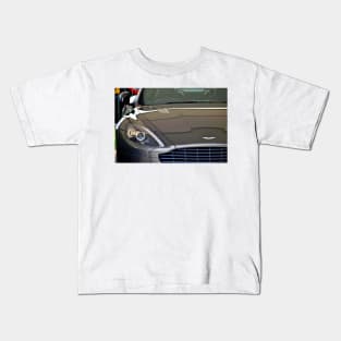 Aston Martin Sports Motor Car Kids T-Shirt